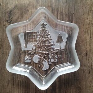 Vintage Mikasa Christmas Star Tree sweet dish/tray